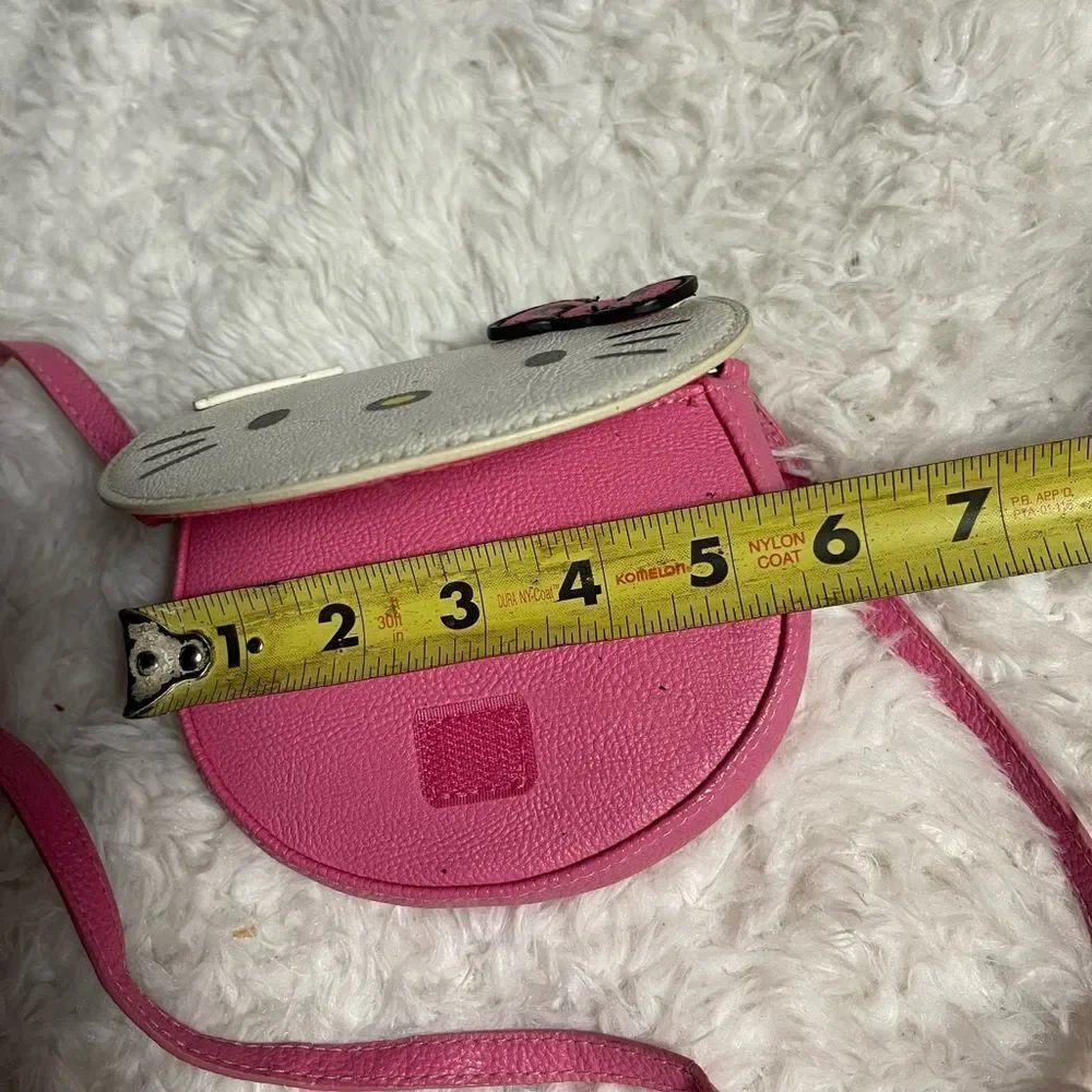 Hello Kitty Sanrio cute kitty face white , pink and black girls bag.